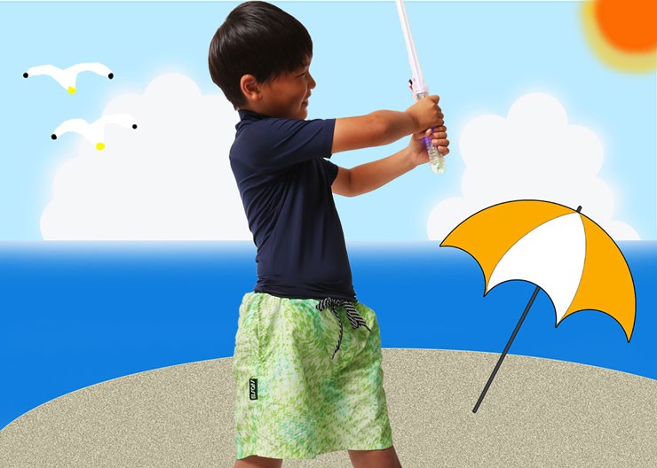 水着　サーフパンツ　キッズ　新作