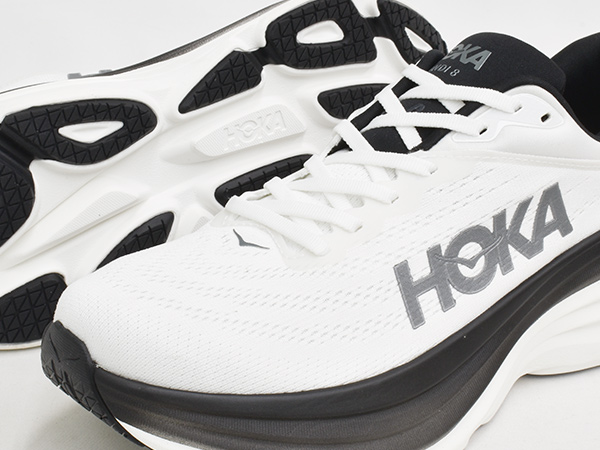 HOKA ONE ONE BONDI 8 【ホカ オネオネ ボンダイ メンズ】 WHITE