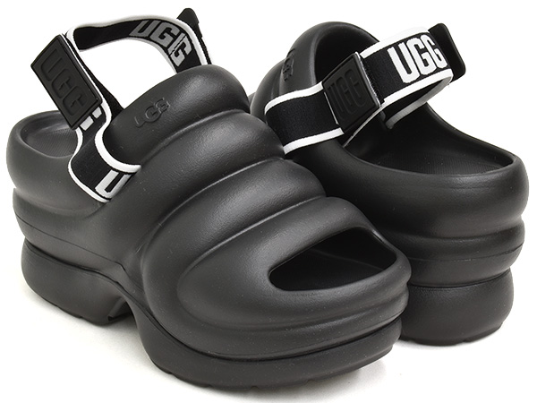 UGG AWW YEAH 【アグ アー イヤー イェイ】 【厚底 ウェッジソール サンダル スライド ストラップ】 BLACK : 1136762-blk  : GETTRY - 通販 - Yahoo!ショッピング