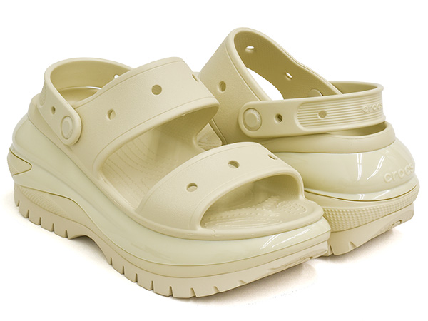 crocs CLASSIC MEGA CRUSH SANDAL 【クロックス クラシック メガ クラッシュ サンダル】 BONE