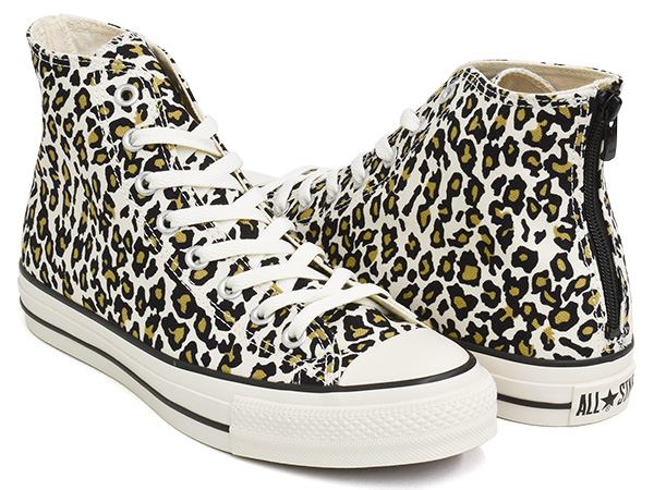 CONVERSE ALL STAR (R) LEOPARD BACKZIP HI 【コンバース オールスター アール ハイ】 WHITE (1SD277)