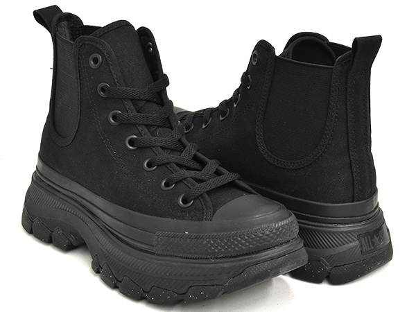 CONVERSE ALL STAR (R) TREKWAVE SIDEGORE HI 【コンバース オールスター アール ハイ】 BLACK / BLACK (1SD722) :31310220:GETTRY