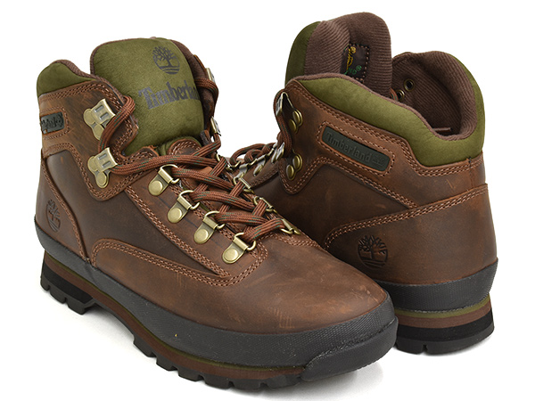 Timberland EURO HIKER LEATHER BOOT 【ティンバーランド ユーロ ハイカー レザー ブーツ】 MEDIUM BROWN FULL-GRAIN | Clarks