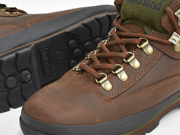 Timberland EURO HIKER LEATHER BOOT 【ティンバーランド ユーロ ハイカー レザー ブーツ】 MEDIUM BROWN FULL-GRAIN | Clarks | 02