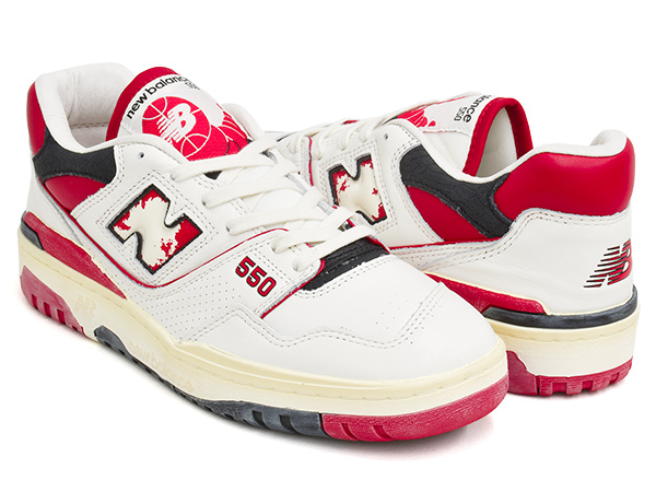 [4/22 0:00まで★52時間限定セール]NEW BALANCE BB550 VGA 【ニューバランス 550】 SEA SALT / RED