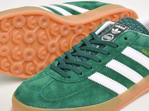 adidas GAZELLE INDOOR 【アディダス ガッツレー インドア ガゼル】 CGREEN / FTWWHT / GUM2｜gettry｜03