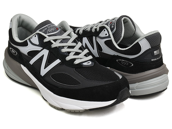�y���s�A���i�z[�����i�ł̔̔���3/23 0:00�܂�]NEW BALANCE M990 BK6 �y�j���[�o�����X 990 V6 2E ���C�Y ���L�z �yUSA �u���b�N ���z BLACK (WIDTH:2E)