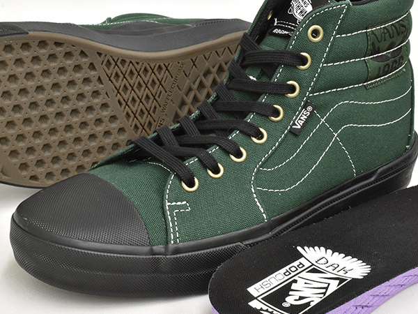 Vans dakota roche sk8 hi cheap pro