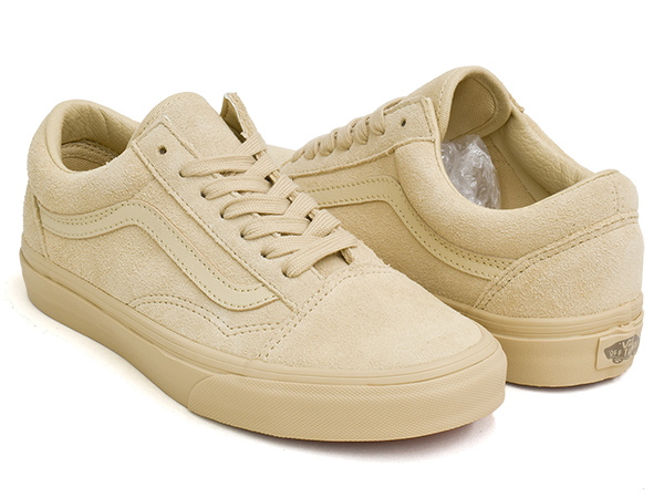 [4/8 0:00まで★77時間限定セール]VANS OLD SKOOL 【バンズ オールドスクール】 【モノ スウェード スエード タン ベージュ】  MONO SUEDE TAN