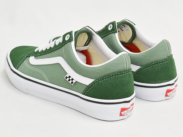 VANS SKATE OLD SKOOL 【バンズ スケート オールドスクール】 【スケートボード SKATEBOARDING SB プロ PRO  グリーン】 GREENER PASTURES