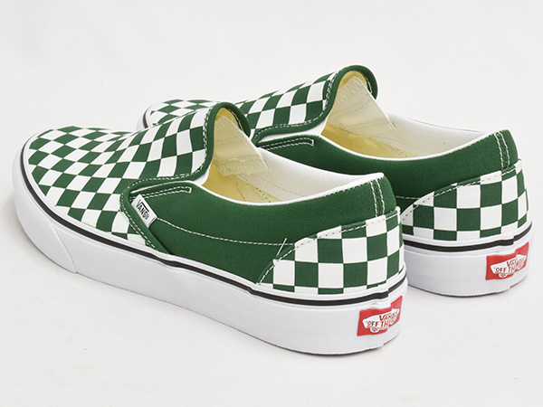 Checkerboard colorful outlet vans