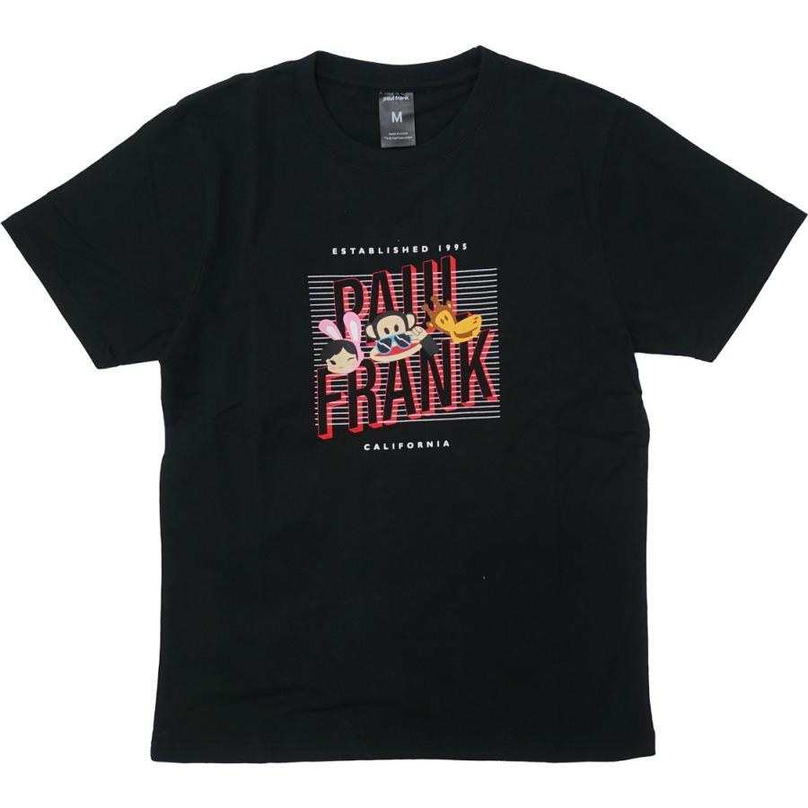PAUL FRANK ポールフランク 集合 Tシャツ メンズ ブラック ホワイト S M L XL ...