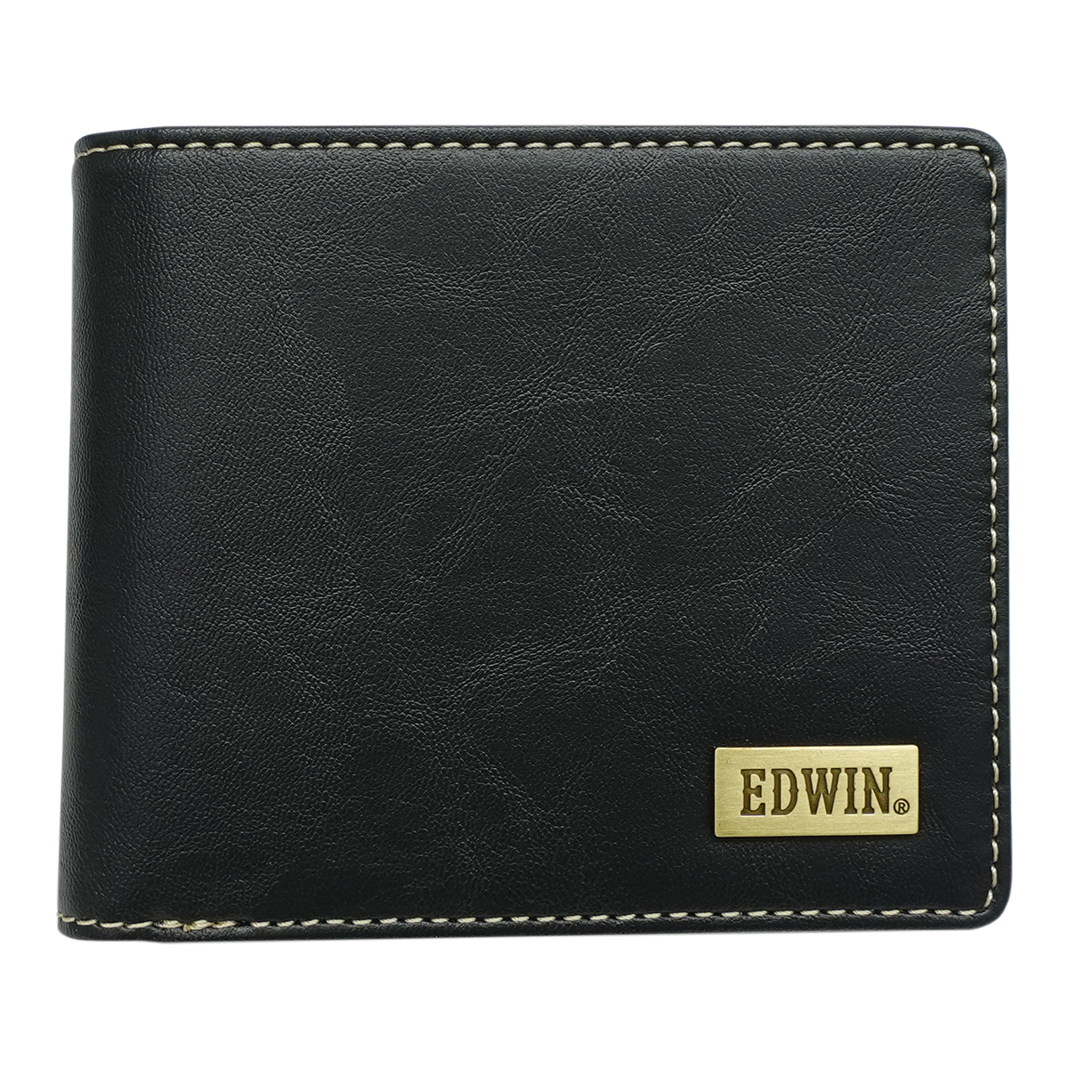 エドウイン EDWIN 財布 サイフ 二つ折り財布 折財布 メンズ レディース ホワイトステッチ カード収納 プレゼント ブラック ネイビー ダークブラウン｜gfshoes｜02