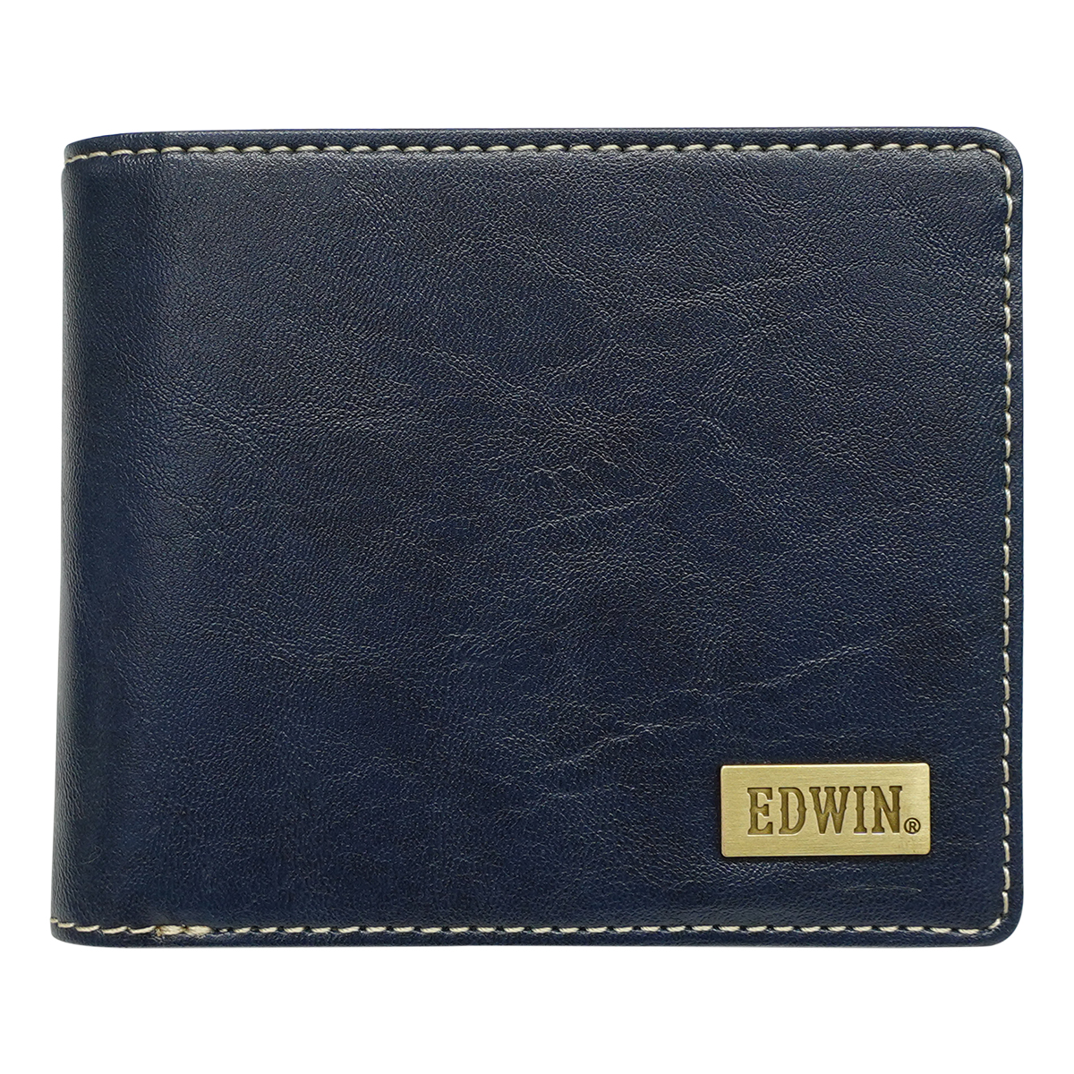 エドウイン EDWIN 財布 サイフ 二つ折り財布 折財布 メンズ レディース ホワイトステッチ カード収納 プレゼント ブラック ネイビー ダークブラウン｜gfshoes｜03