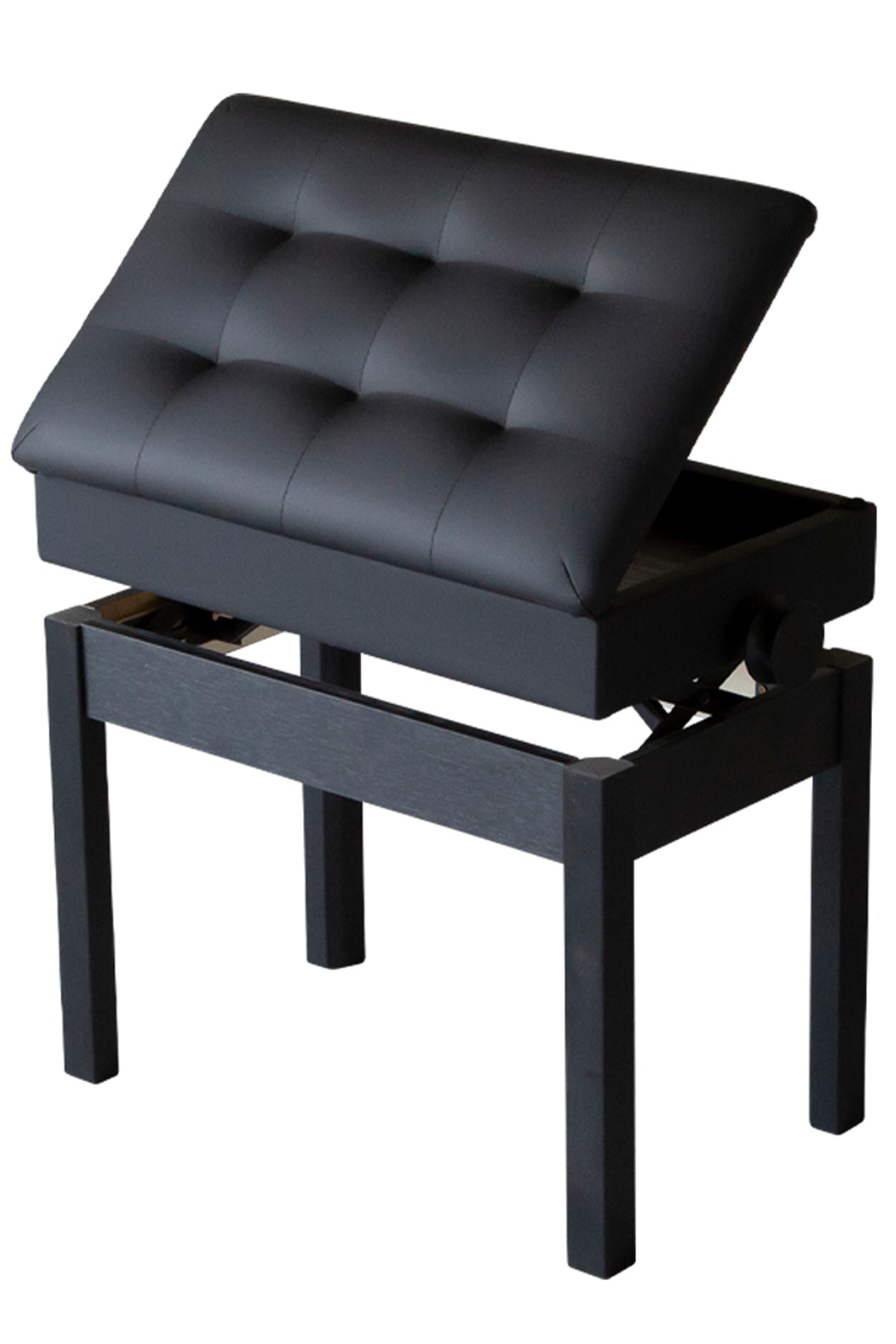 ピアノ 椅子 収納 高さ調整 高低自在 無段階調節 ピアノ椅子 子供 大人