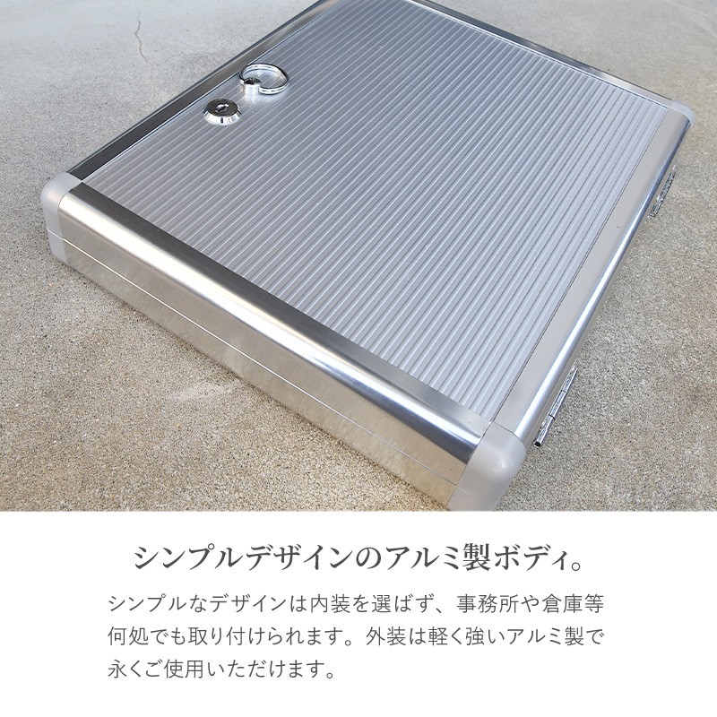 キーボックス 壁掛け 鍵付き 収納ボックス 32本 プレート付 左開き