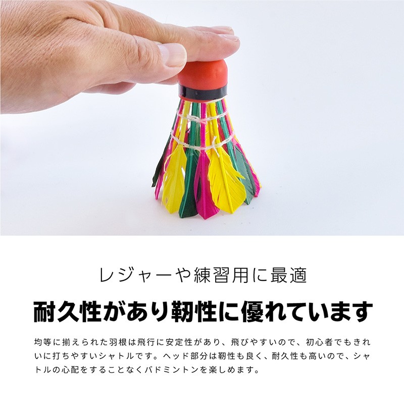 楽天市場】【☆100円クーポン+P5倍返】バドミントン シャトル 12