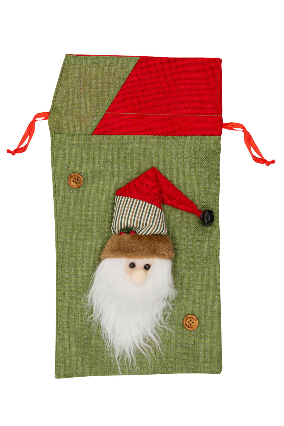 ラッピング 袋 プレゼント用 ラッピング袋 小さめ クリスマス かわいい 可愛い おしゃれ 巾着袋 麻袋 サンタ トナカイ 雪だるま｜ggbank｜02