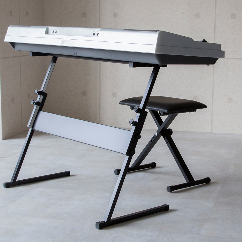 キーボードベンチ ピアノ椅子 折りたたみ 軽量 安定 高さ調節 3段階 1221
