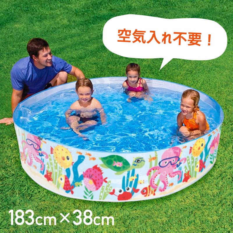 INTEX インテックス プール 家庭用 子供用 水遊び 大型 空気入れ不要