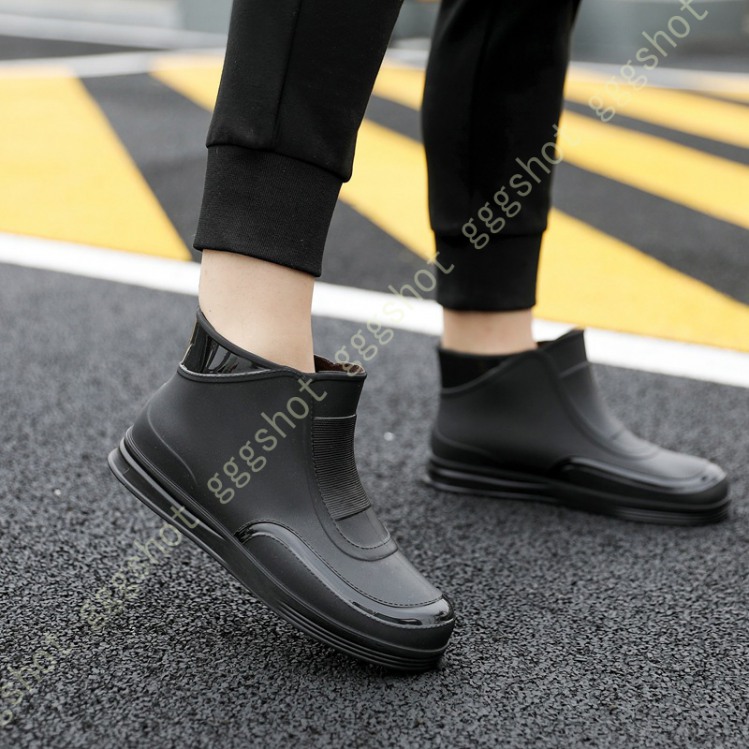 メンズファッション に初値下げ おしゃれ レインブーツ メンズ 雨靴 レイングッズ レインシューズ ショートレインブーツ オシャレ 梅雨対策 防水 防滑 滑り止め スニーカー ファッション Heaqpqybsd Www Tritop Com Br