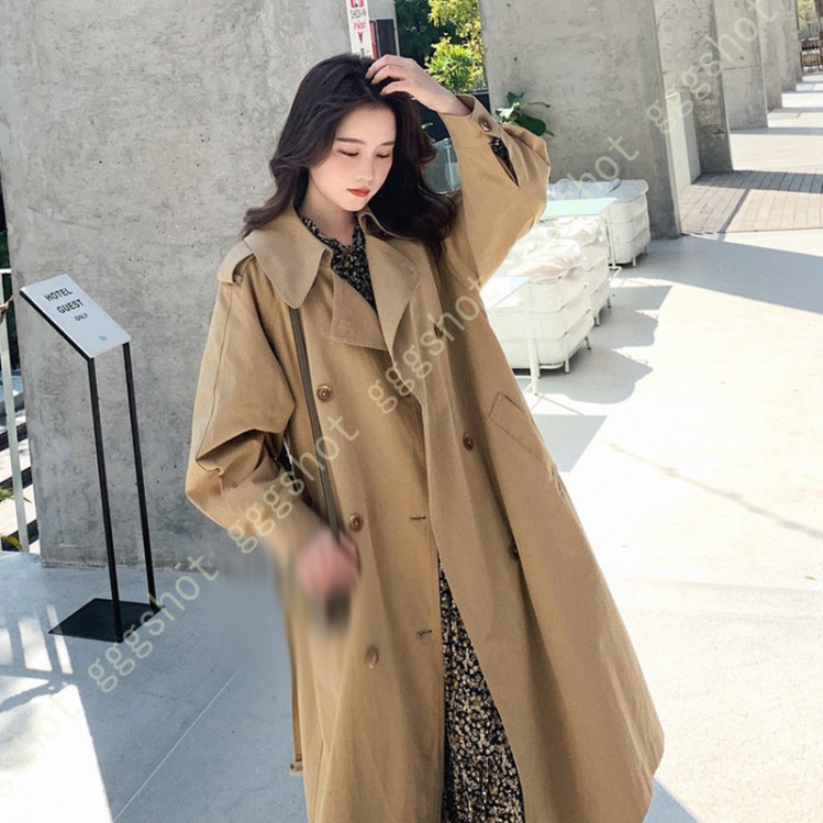 39 割引 即発送可能 トレンチコートレディーススプリングコートレトロ春グリーンカーキこなれ感秋ロング丈 アウター レディース 服 Coyoterungolf Com