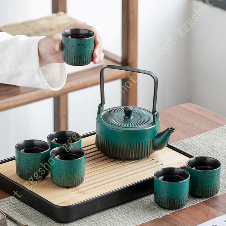 蓋付茶器セット 茶器セット 急須 茶こし付き 湯呑み 陶器 結婚 出産