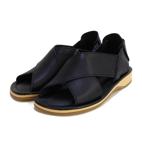 [SALE30%OFF] カリシモアルテ　Carissimoalte　革　クロス　カジュアルサンダル |  | 01