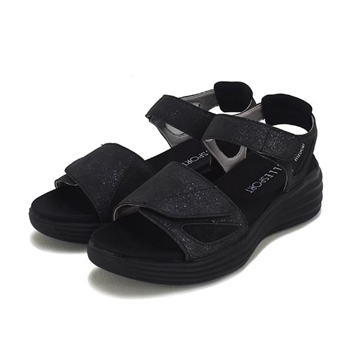 [SALE30%OFF] ELLESPORT　エルスポーツ　マドラス社製　合成皮革　ネックストラップ　スポーツ　サンダル | ELLE | 01