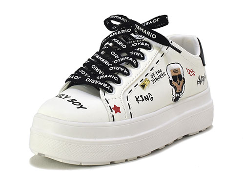 ジョイマリオ Joy&Mario 合皮 VGLYBOY イラスト 厚底 スニーカー