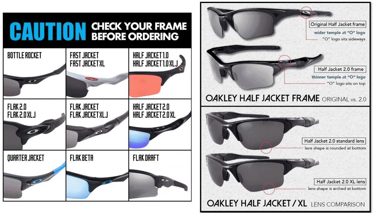 Oakley Half jacket 1.0（ハーフジャケット） レンズ - サングラス