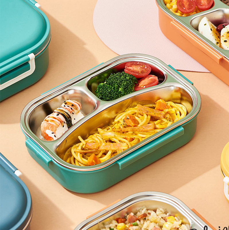 子ども用弁当箱 注水保温 目玉焼き 弁当箱 ステンレス 学生用弁当箱 2