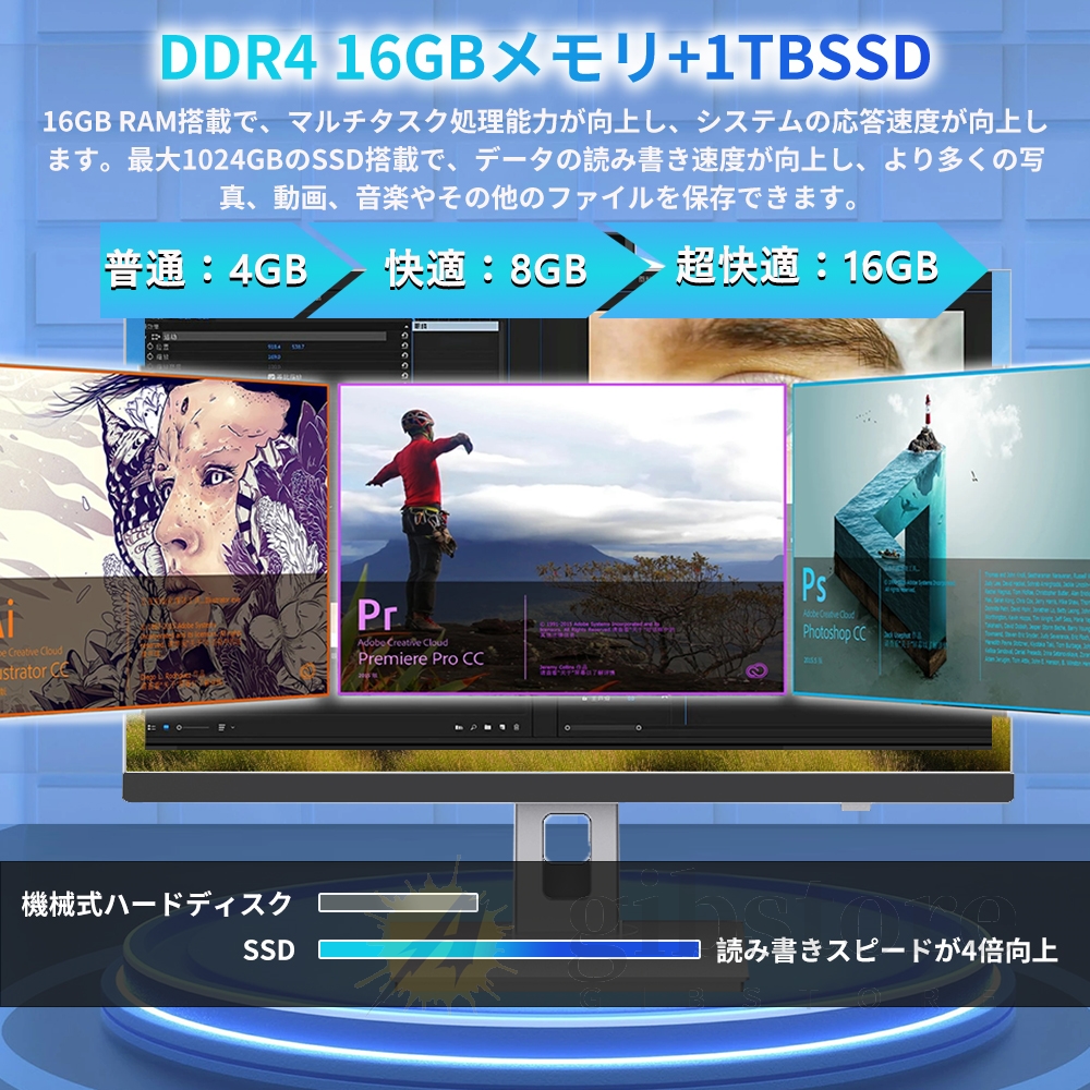2025新品 デスクトップパソコン 一体型PC office付き パソコン