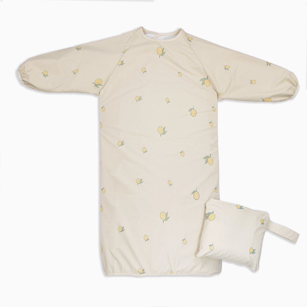 お食事エプロン テーブルクロス型 長袖 撥水 離乳食 掴み食べ 食べこぼし 大きめ ベビーエプロン 男の子 女の子 赤ちゃん 収納袋付 |  | 03