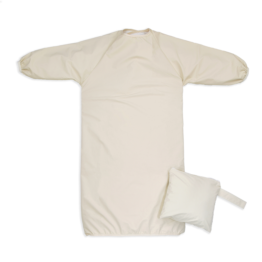 お食事エプロン テーブルクロス型 長袖 撥水 離乳食 掴み食べ 食べこぼし 大きめ ベビーエプロン 男の子 女の子 赤ちゃん 収納袋付 |  | 06