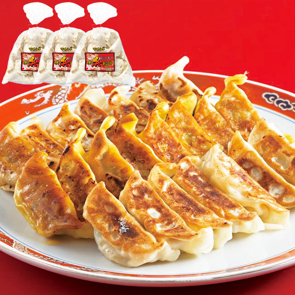 モチモチ 横浜 餃子 鹿児島黒豚使用 冷凍 餃子17gx25個入り×3袋 横浜