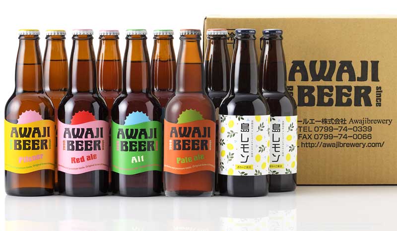 TVで紹介 淡路ビール AWAJI BEER あわぢびーる＆島レモン 旧定番 5種