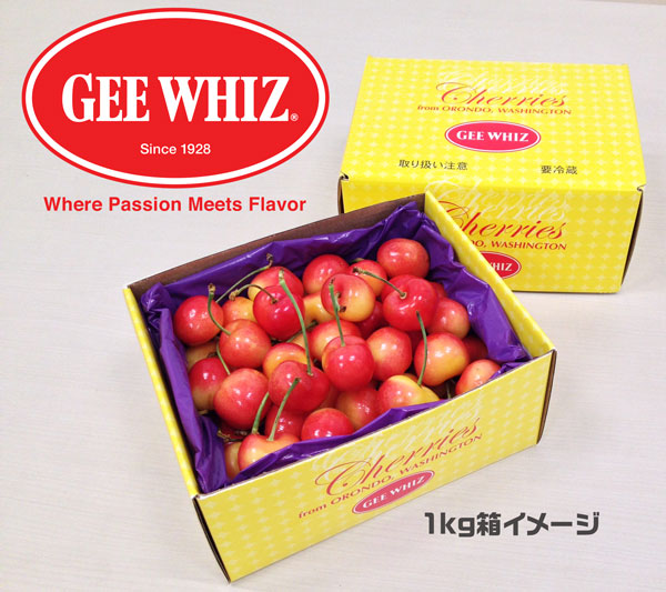 さくらんぼ オービル農園 アメリカン チェリー 4kg GEE WHIZ 超大粒