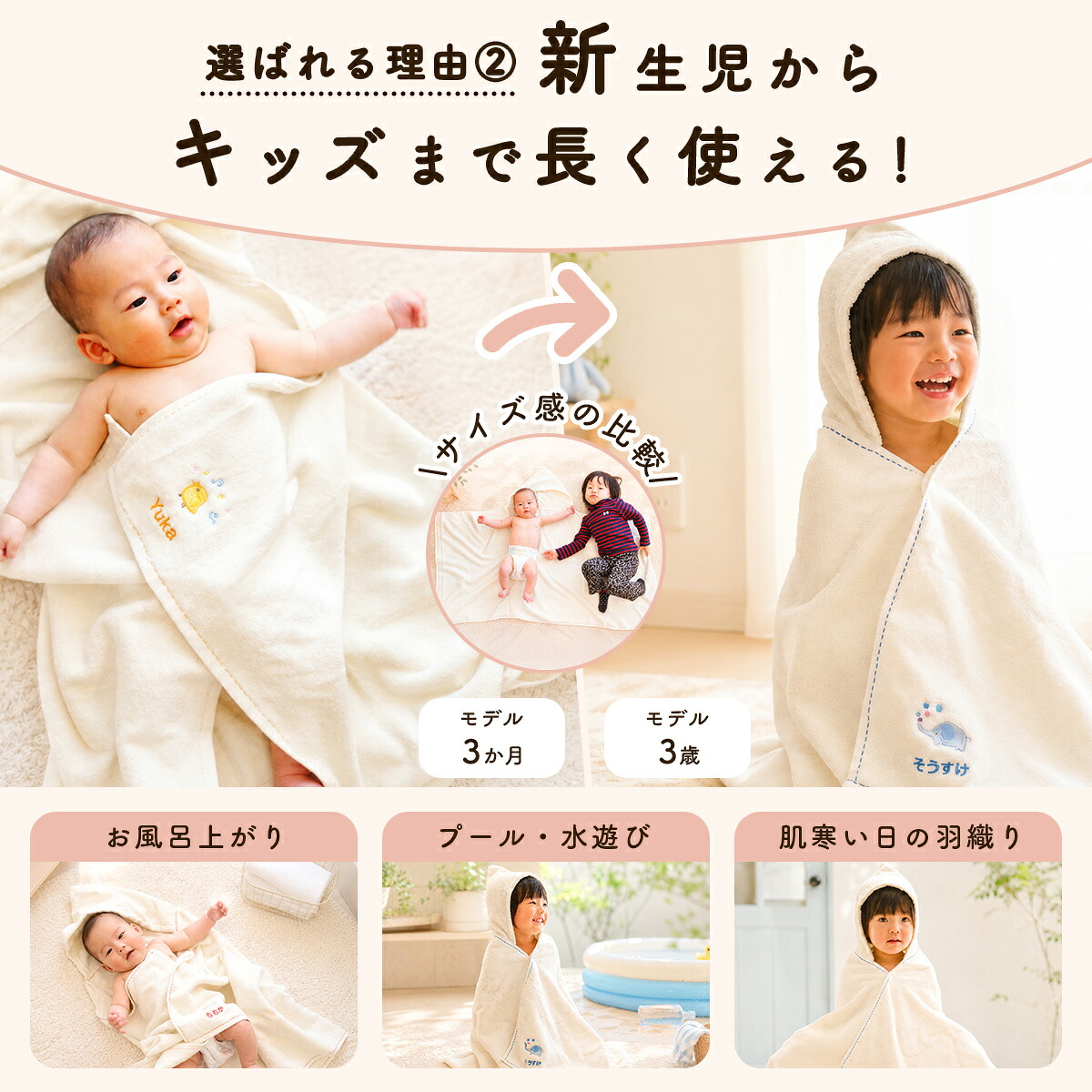 出産祝い 女の子 男の子 名入れ オーガニック...の詳細画像5