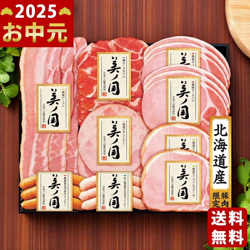 Yahoo! Yahoo!ショッピング(ヤフー ショッピング)日本ハム 北海道 プレミアム 美ノ国《2025年 お中元専用商品 7月上旬よりお届け予定 冷蔵 直送便》 [UKH-58]