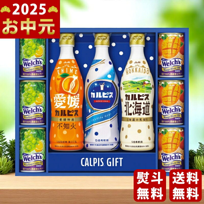 Yahoo! Yahoo!ショッピング(ヤフー ショッピング)「カルピス・ウェルチ」ギフトセット《2025年 お中元専用商品 7月上旬よりお届け予定》 [VL30R]