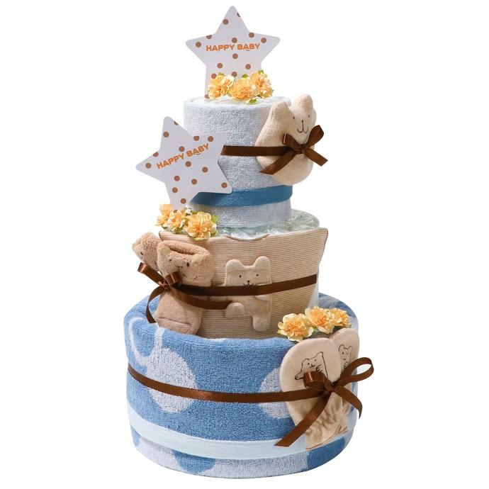 今治タオル おむつケーキ オーガニックコットン オムツケーキ 出産祝い 日本製 3段 おむつケーキ 3d Imabari おむつケーキ 出産祝い Gift One 通販 Yahoo ショッピング