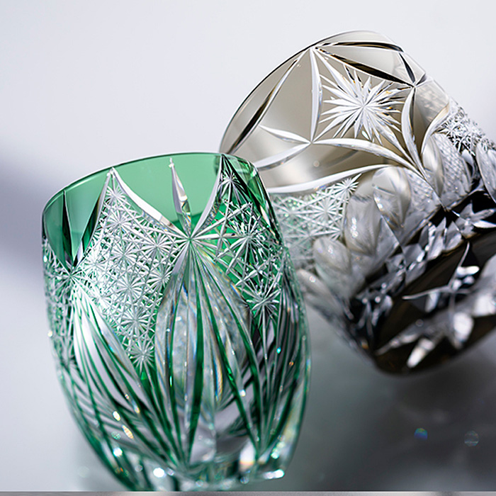 カガミクリスタル　江戸切子、伝統工芸士　根本達也　ロックグラス　昴 カガミクリスタル 江戸切子 伝統工芸士 根本達也 ロックグラス 昴 CGR