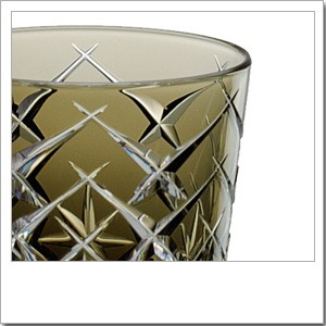 カガミクリスタル 江戸切子 伝統工芸士 根本達也 ロックグラス 昴 CGR