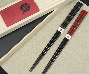 神戸箸屋の高級箸 ) 錦帯 / 夫婦2膳 プレゼント 誕生日 贈り物 記念品