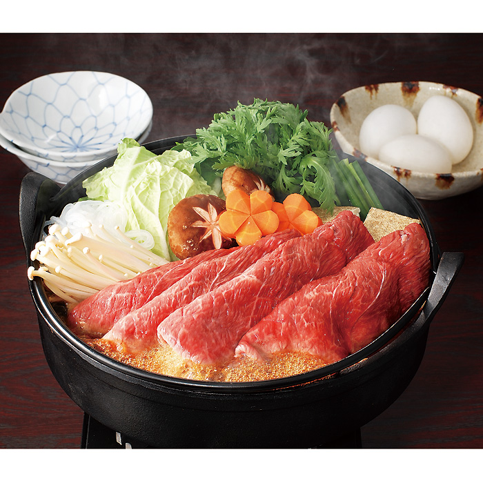 高橋畜産食肉 蔵王牛 すき焼きセット 400g〔肩ロース200g、バラ