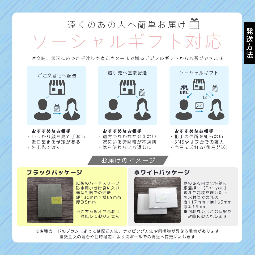 GIFCa（ギフカ） ギフトカード ( 2500ポイント ) カタログギフト