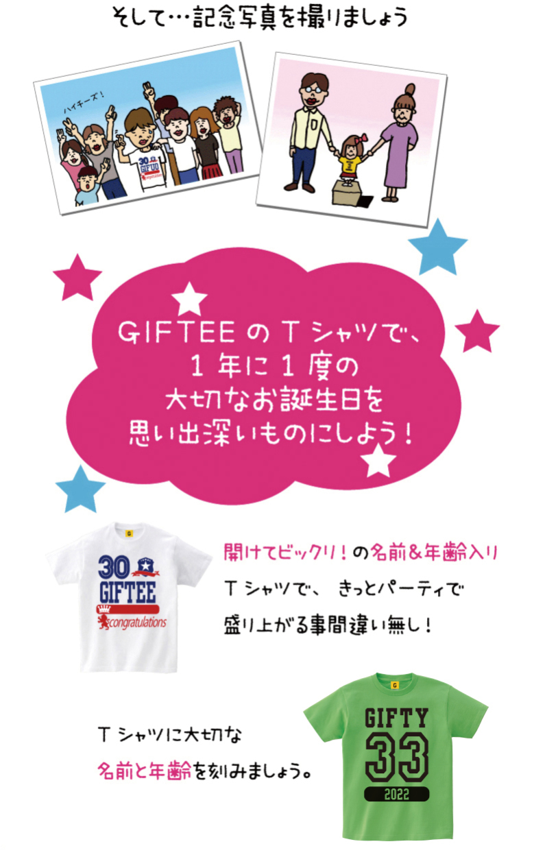 誕生日プレゼント 女性 男性 30代 カスタムできる 誕生日お祝いtシャツ Giftee ギフティ Gift ギフト プレゼント お誕生日 おもしろtシャツ Giftee Custom Birthday12 おもしろtシャツ プレゼントgiftee 通販 Yahoo ショッピング