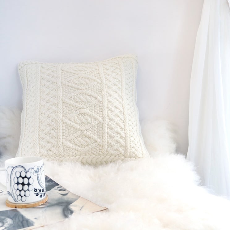 linoo リノオ クッションカバー 45cm角 ホワイト グレー ネイビー