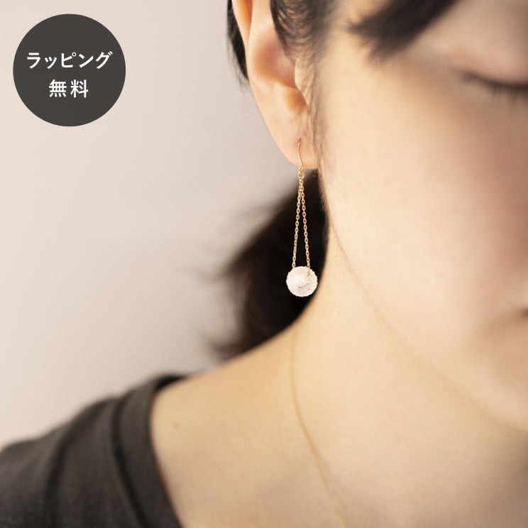 HARIO Lampwork Factory ハリオ ピアス フィズ K10 金属